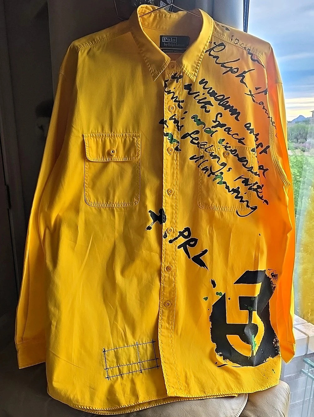 Vintage Polo by Ralph Polo Ralph Lauren Graffiti Dungaree Workshirt Graffiti XL